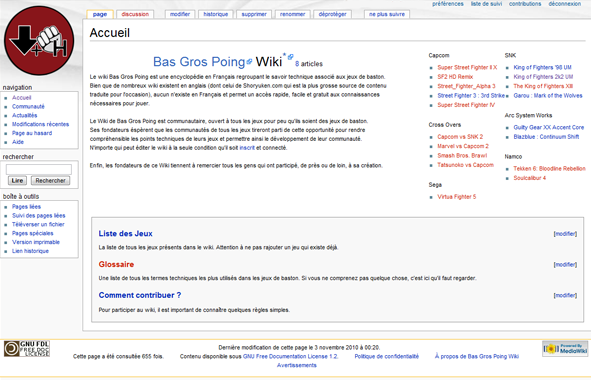 Bas Gros Poing lance son Wiki !