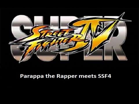 Parappa the Rapper meets Super Street Fighter 4