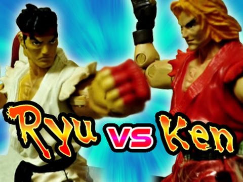 Street Fighter Stop motion: Ryu VS Ken